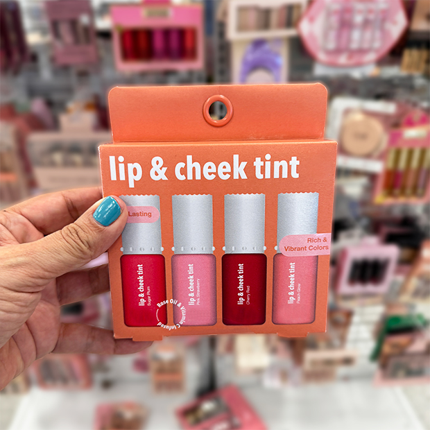 Lip and cheek tint found in store at Ross.